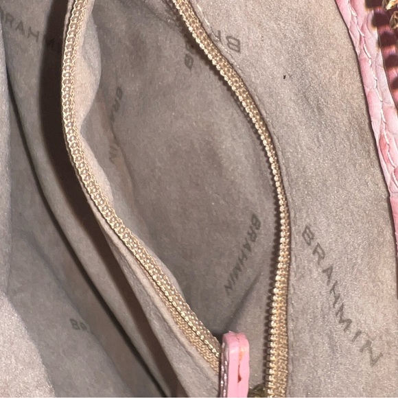 Elegant Pink-Embossed Clutch - Picture 6 of 9
